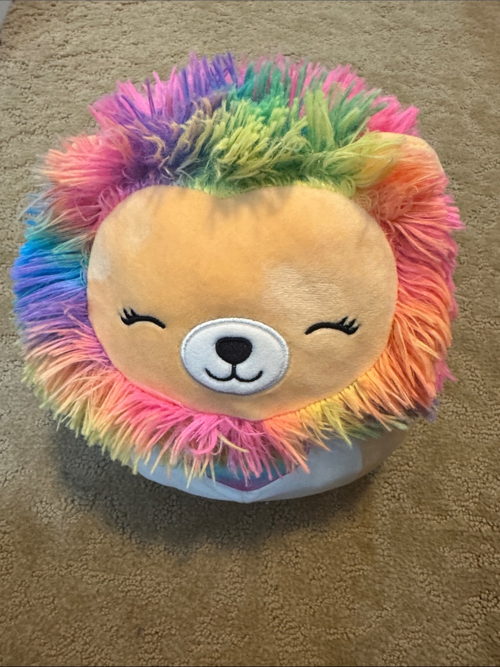 Squishmallows Leonard (Eyes Closed) the Lion plush toy